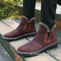 Botas masculinas tênis de ar livre com design zip side